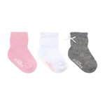 Robeez Girly Girl Basics Socks 3-Pack, flat laid