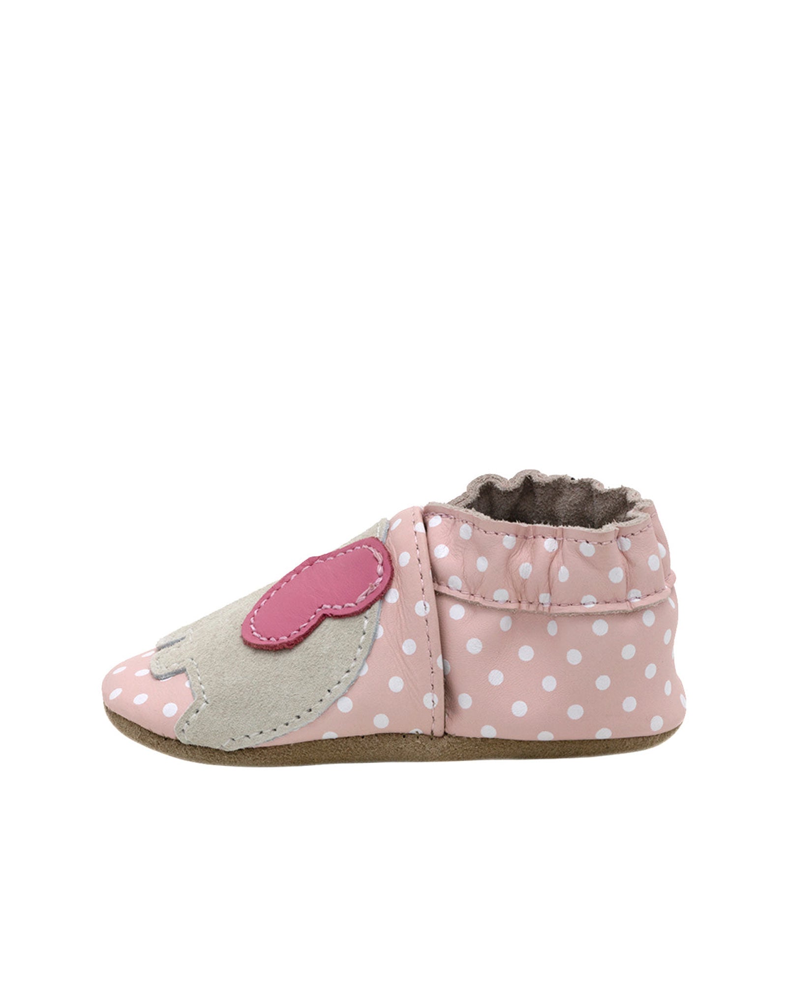 Little Peanut Soft Soles Pink, side view
