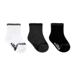 Goes with Everything Baby Socks 3-Pack, flat laid