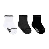 Goes with Everything Baby Socks 3-Pack, flat laid