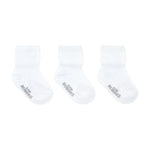 Herringbone Weaves Baby Socks 3-Pack, flat laid