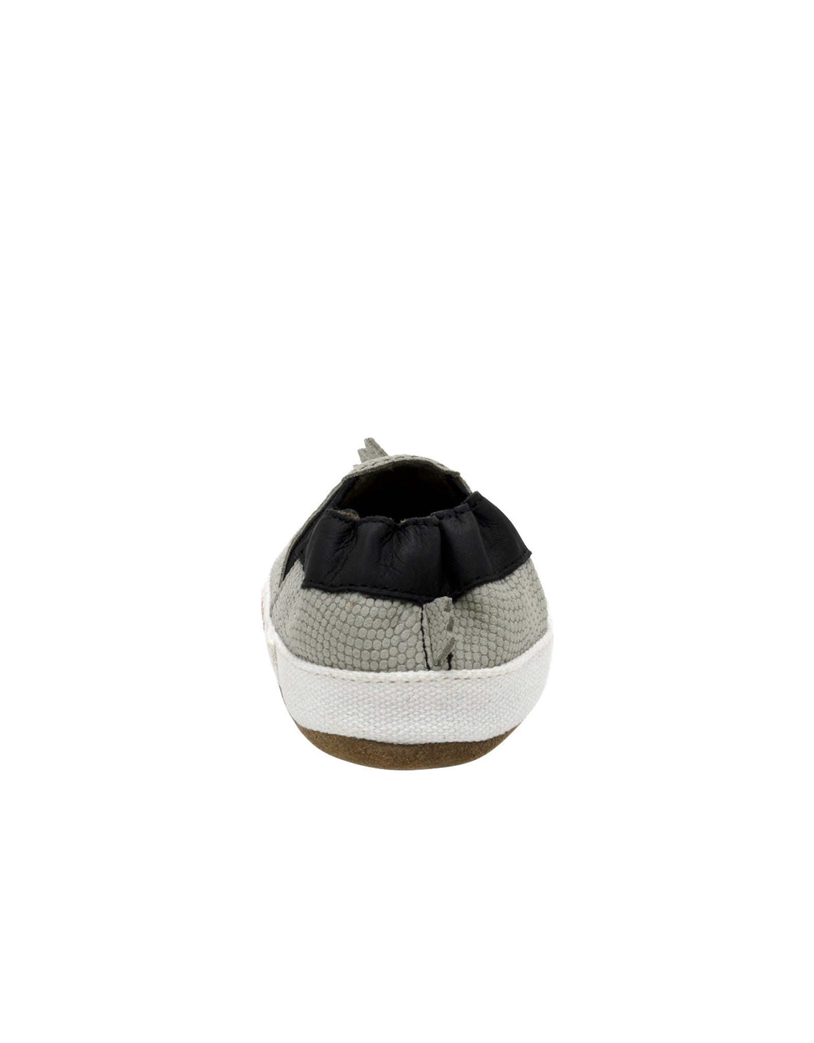 Dino Dan Soft Soles Grey, back view