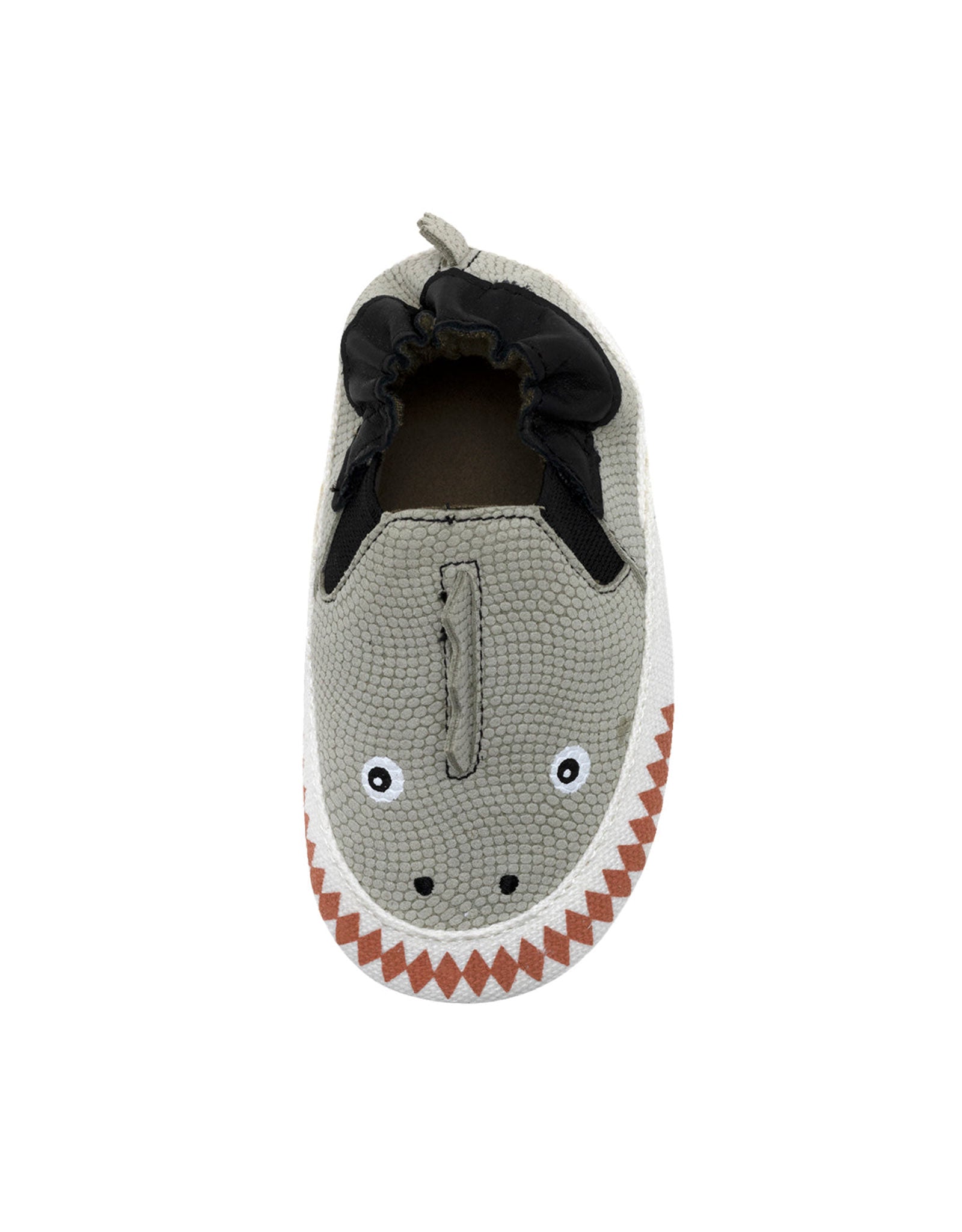 Dino Dan Soft Soles Grey, top view