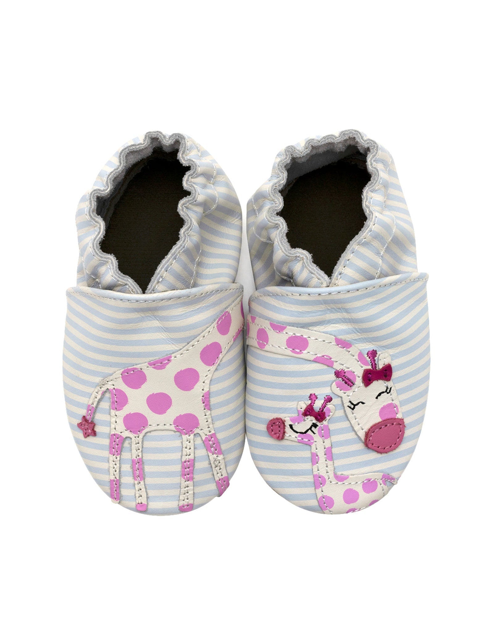 Reach for the Stars Soft Soles Stripe, top view