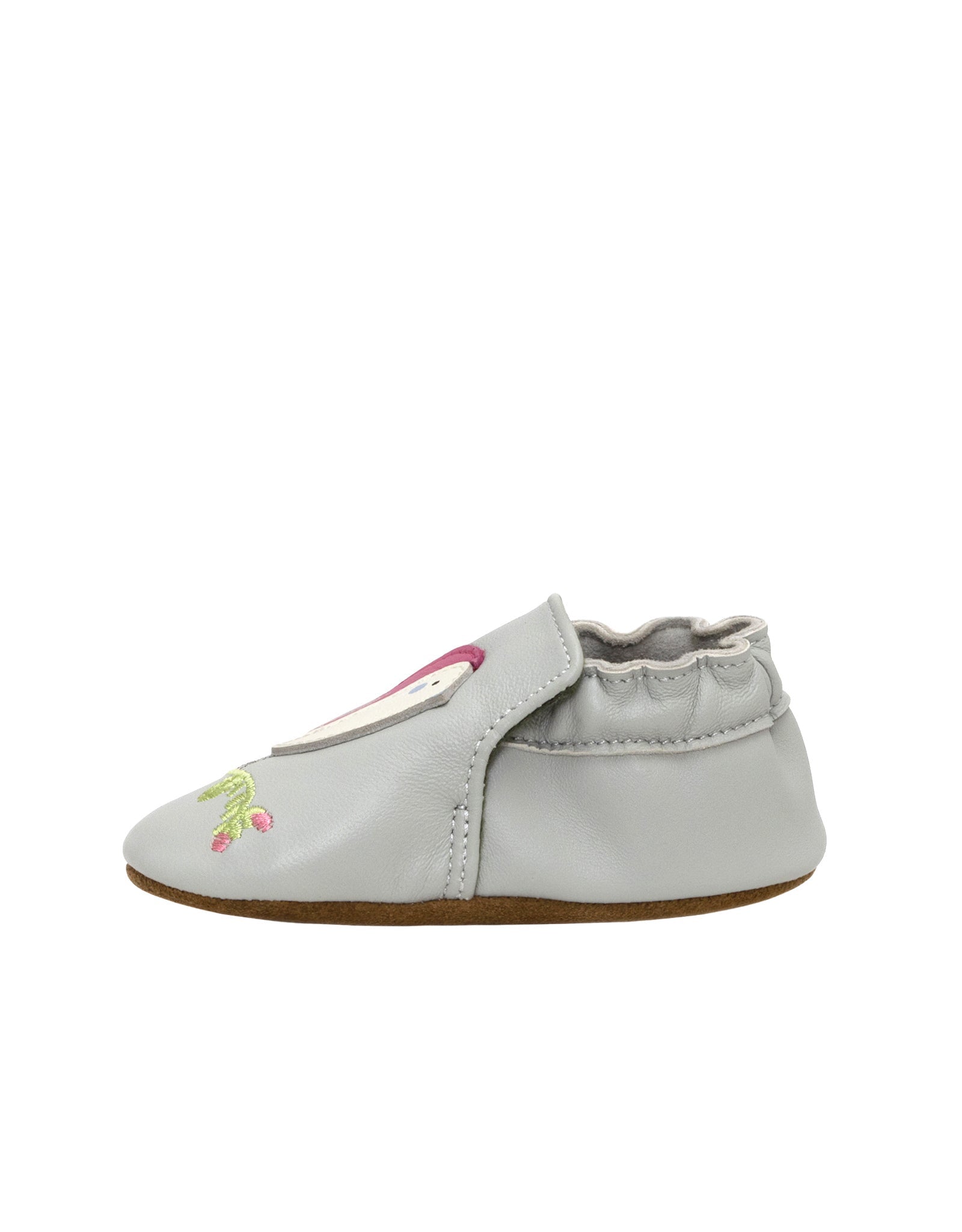 Bird Buddies Soft Soles Grey, side view