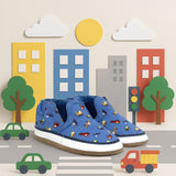 I Love Trucks Soft Soles Medium Blue