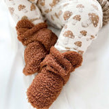 Sherpa Snap Booties Ginger
