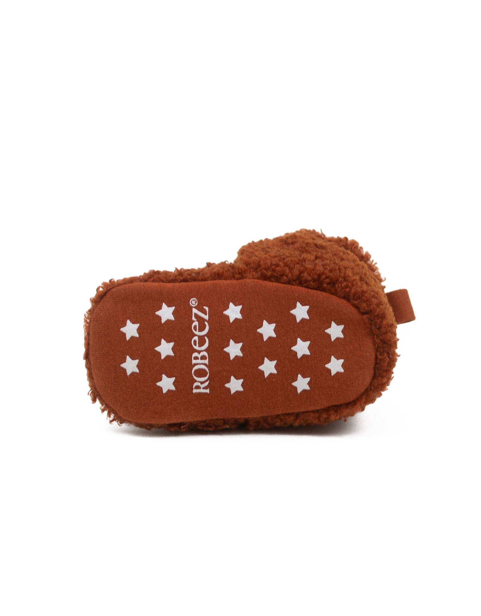 Sherpa Snap Booties Ginger, bottom view