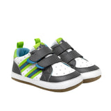 Brooks First Kicks in Grey, perspective view