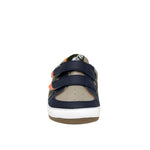 Brooks First Kicks in Navy, front view