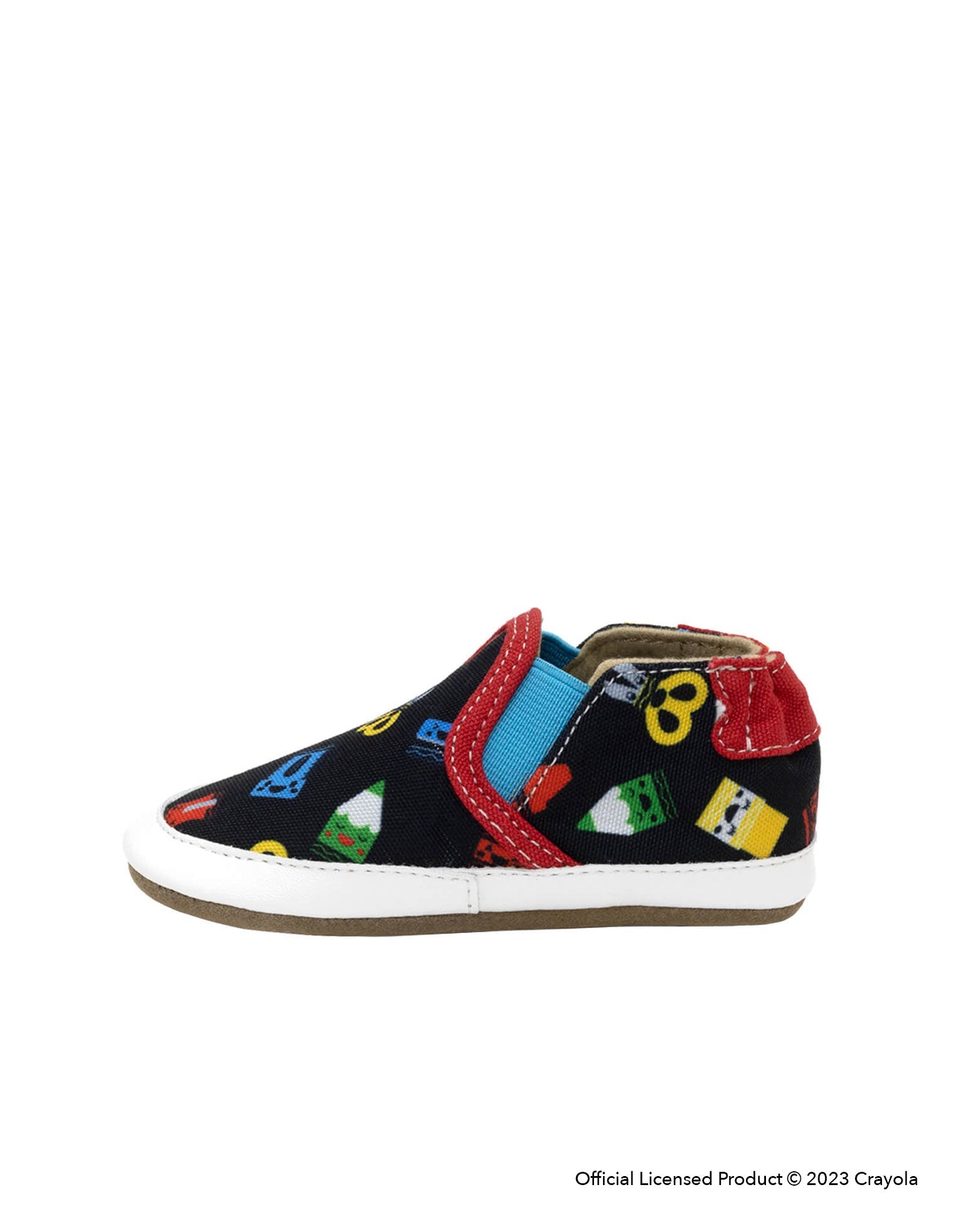 Crayola® Never Run with Scissors Soft Soles in Black, side view