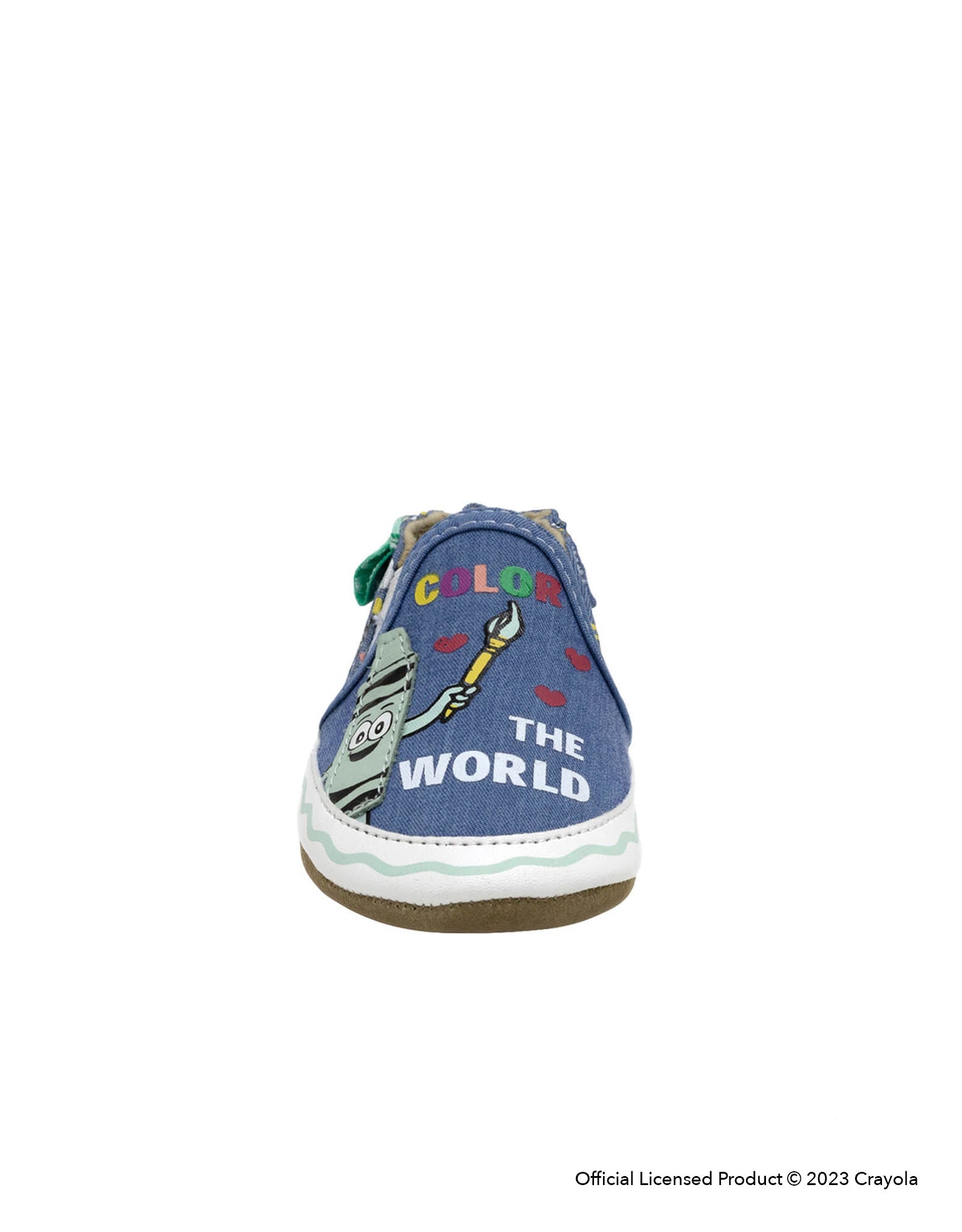 Crayola® Color The World Soft Soles in Blue, front view