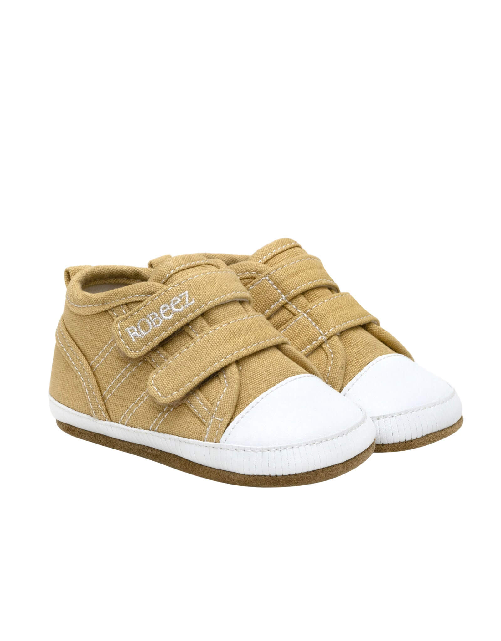 Joey First Kicks in Tan, perspective view