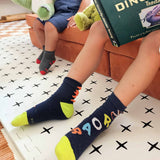 Roaring Dino 3-Pack Crew Socks for Toddlers and Kids