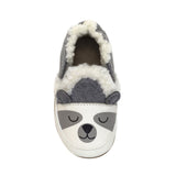Sweet Panda Soft Soles in Charcoal Grey, top view