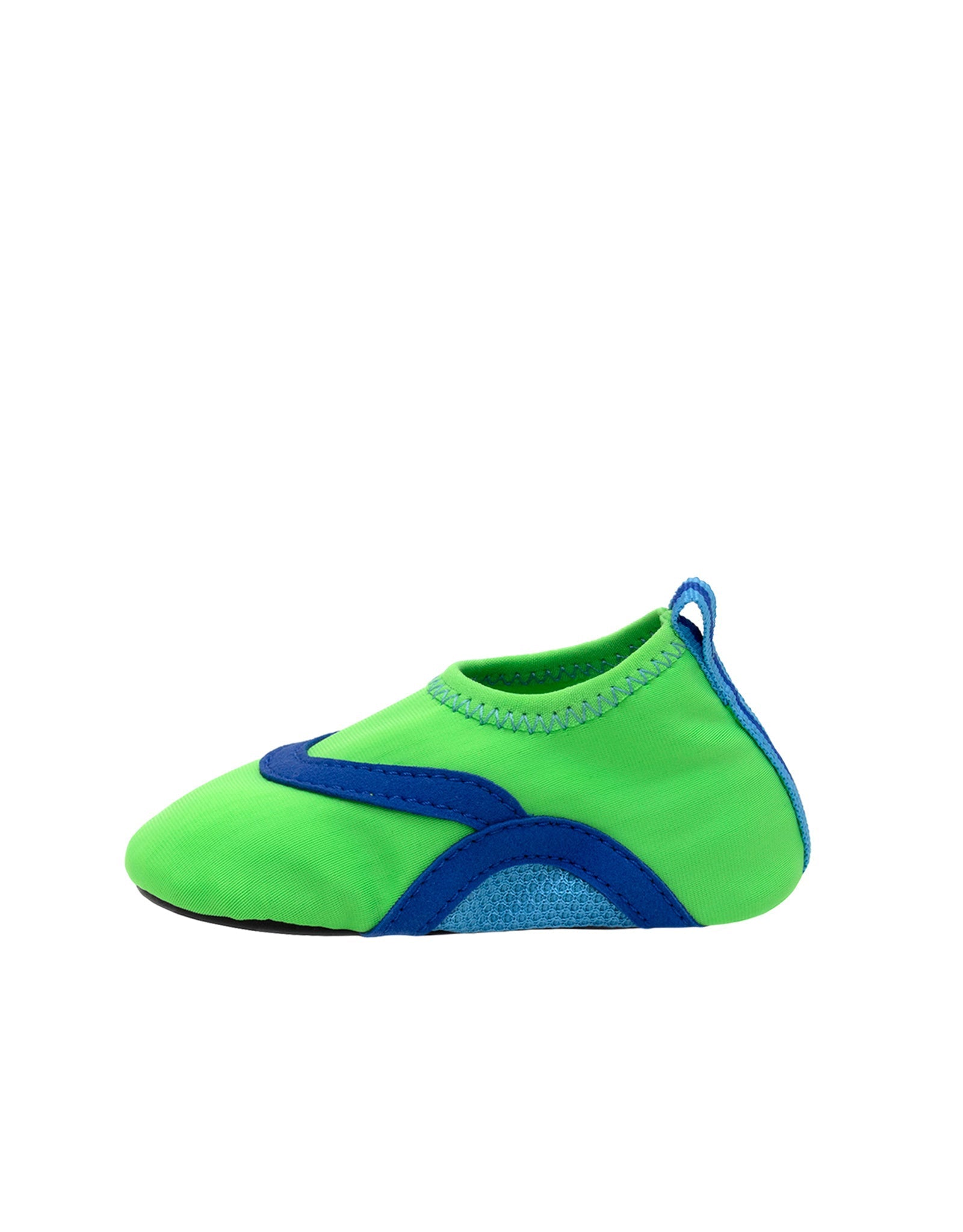 Scuba Aqua Shoes in Green, side view