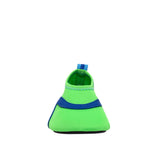Scuba Aqua Shoes in Green, front view