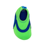 Scuba Aqua Shoes in Green, top view