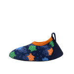 Sea Turtles Aqua Shoes in Navy, side view