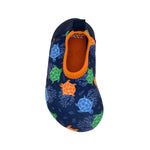 Sea Turtles Aqua Shoes in Navy, bottom view