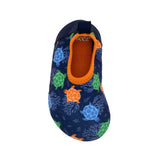 Sea Turtles Aqua Shoes in Navy, bottom view