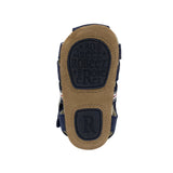 Stuart First Kicks Sandals in Navy, bottom view