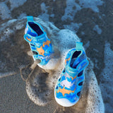 Shark Time Water Shoes Med Blue