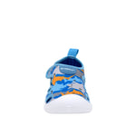 Shark Time Water Shoes in Med Blue, front view