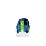 Ice Dye Water Shoes in Blue, back view