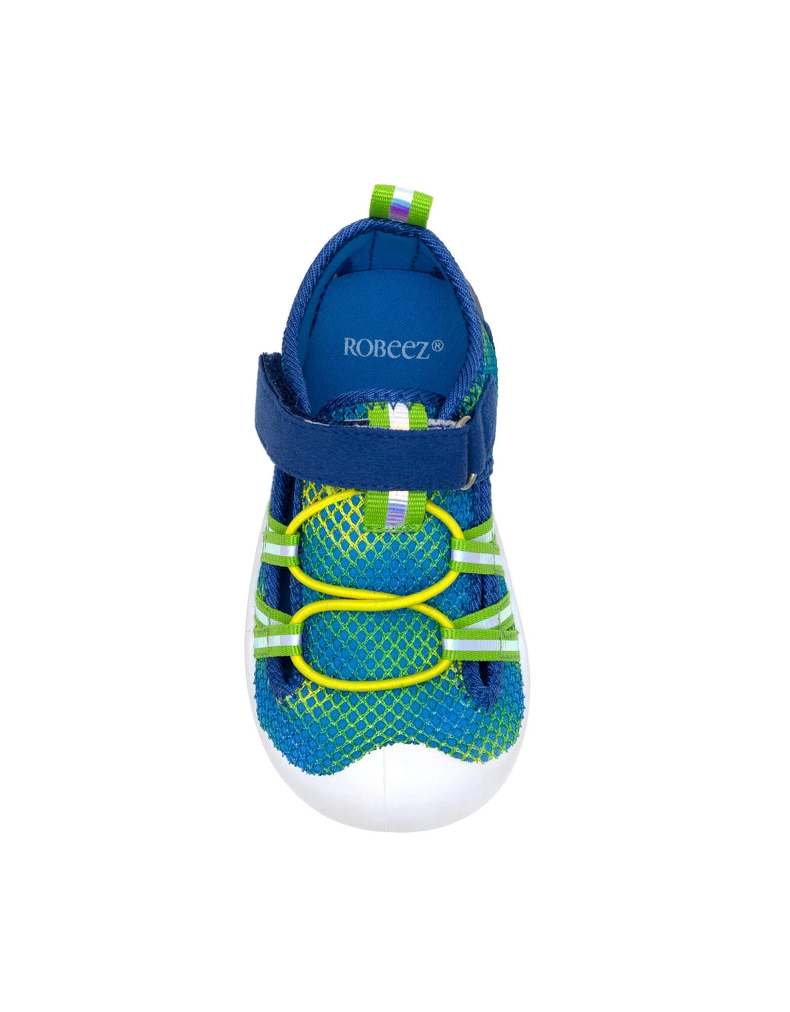 Ice Dye Water Shoes in Blue, top view