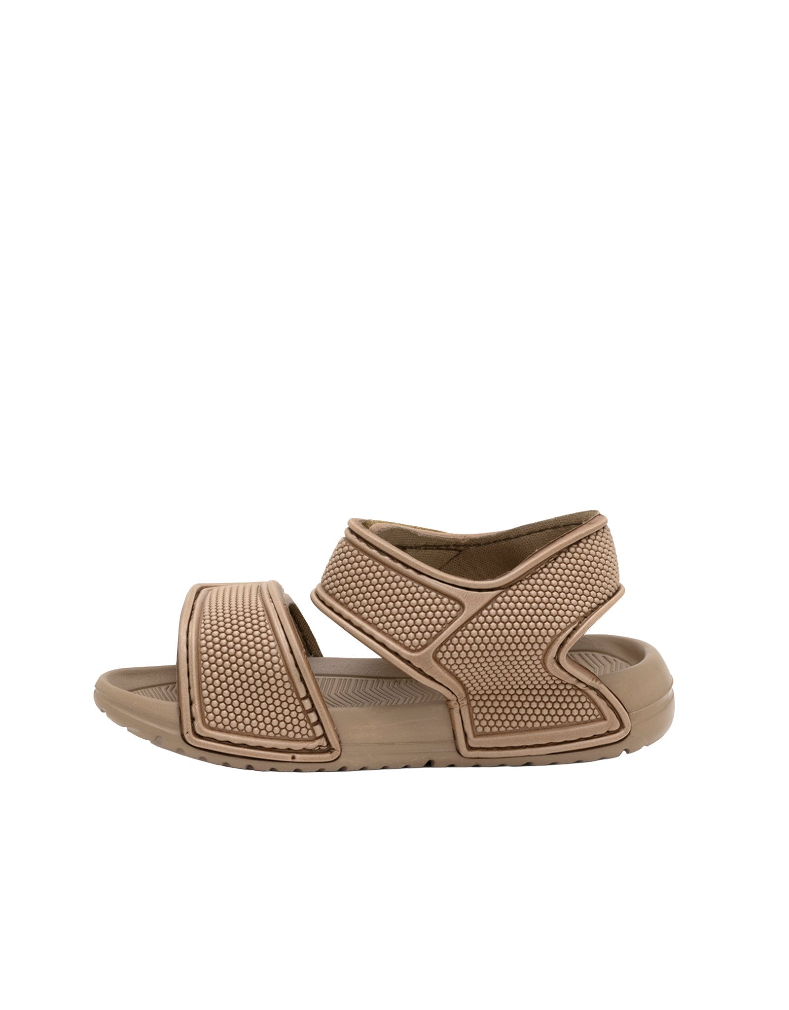 River Gem Sandals in Tan, side view