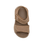 River Gem Sandals in Tan, top view