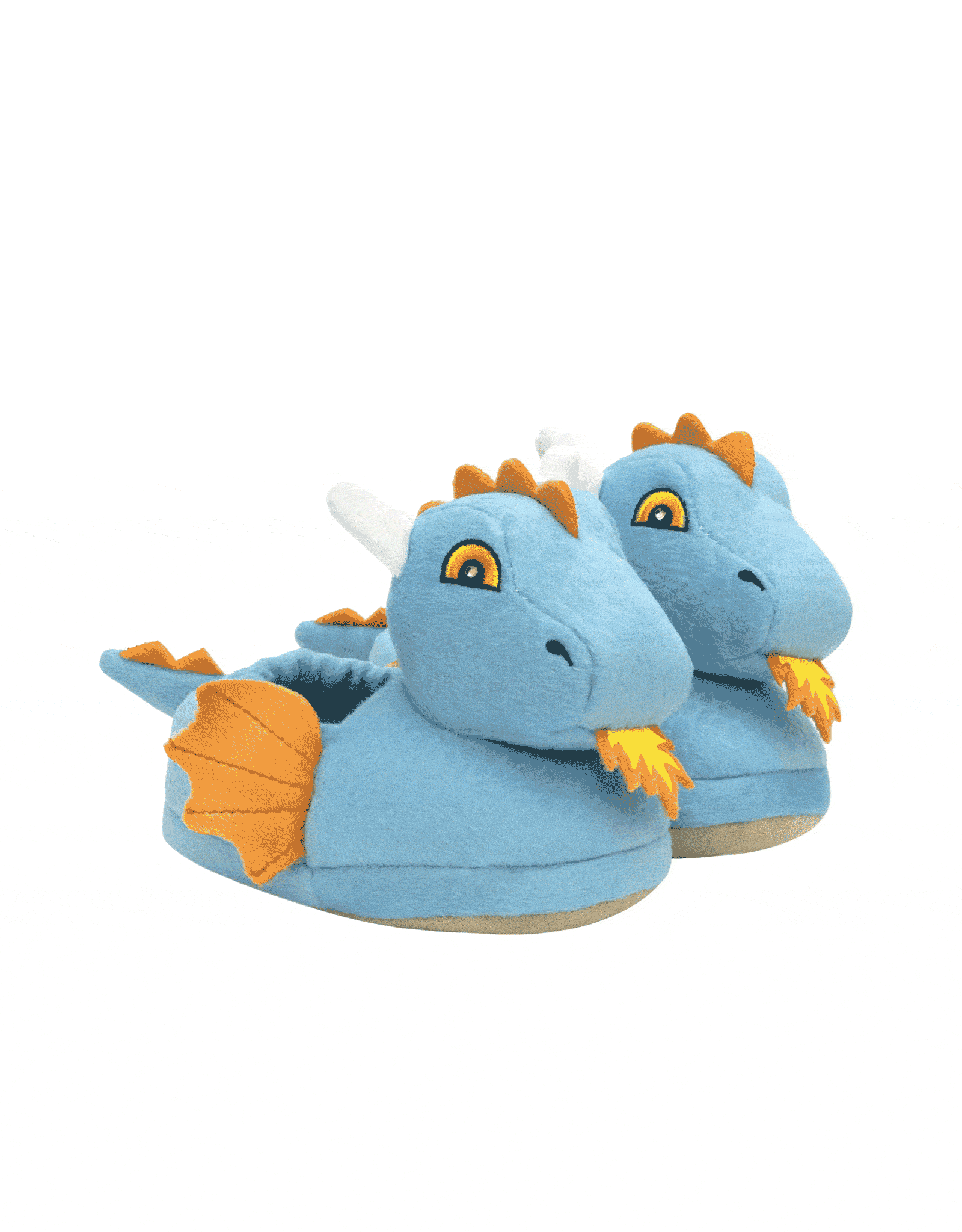 Drago Light-up Slippers in Teal, perspective view