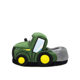 Tractor Light-up Slippers in Green, side view
