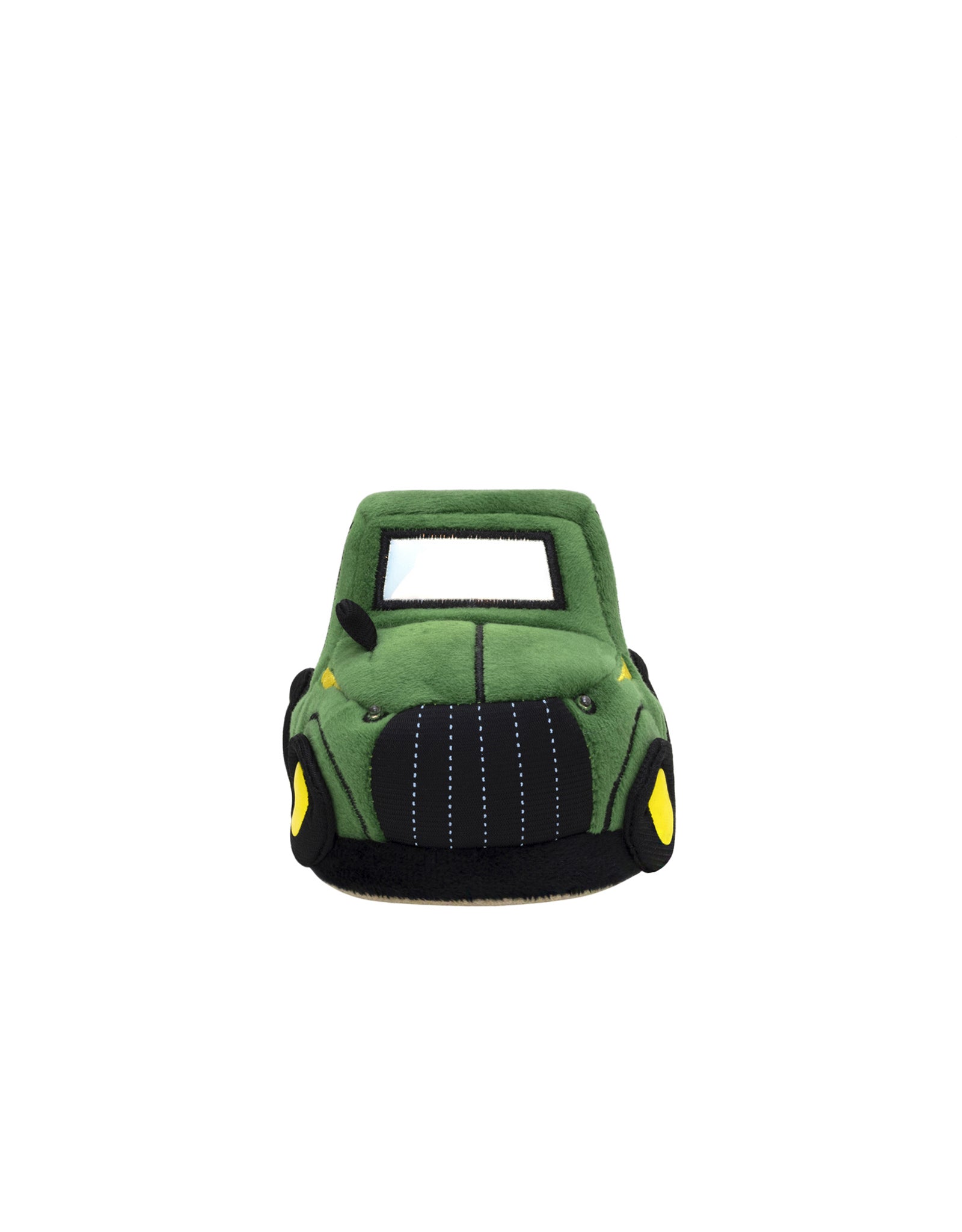 Tractor Light-up Slippers in Green, front view