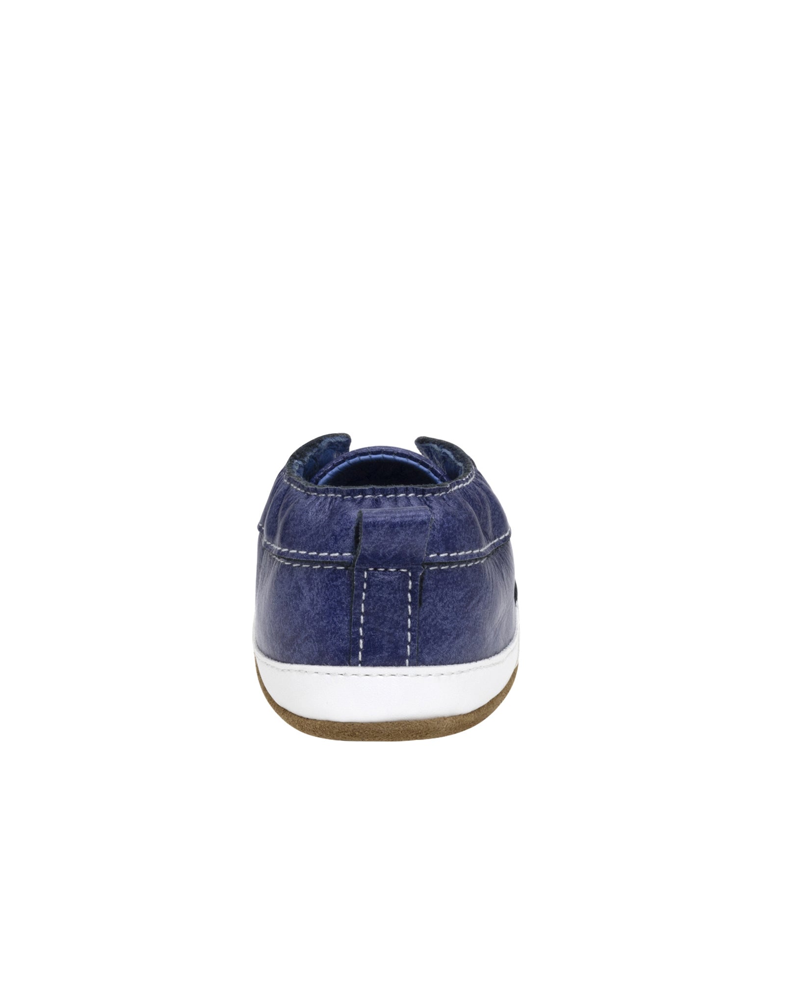 Stylish Steve Soft Soles in Navy, back view