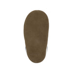 I Love Trucks Soft Soles in Medium Blue, bottom view