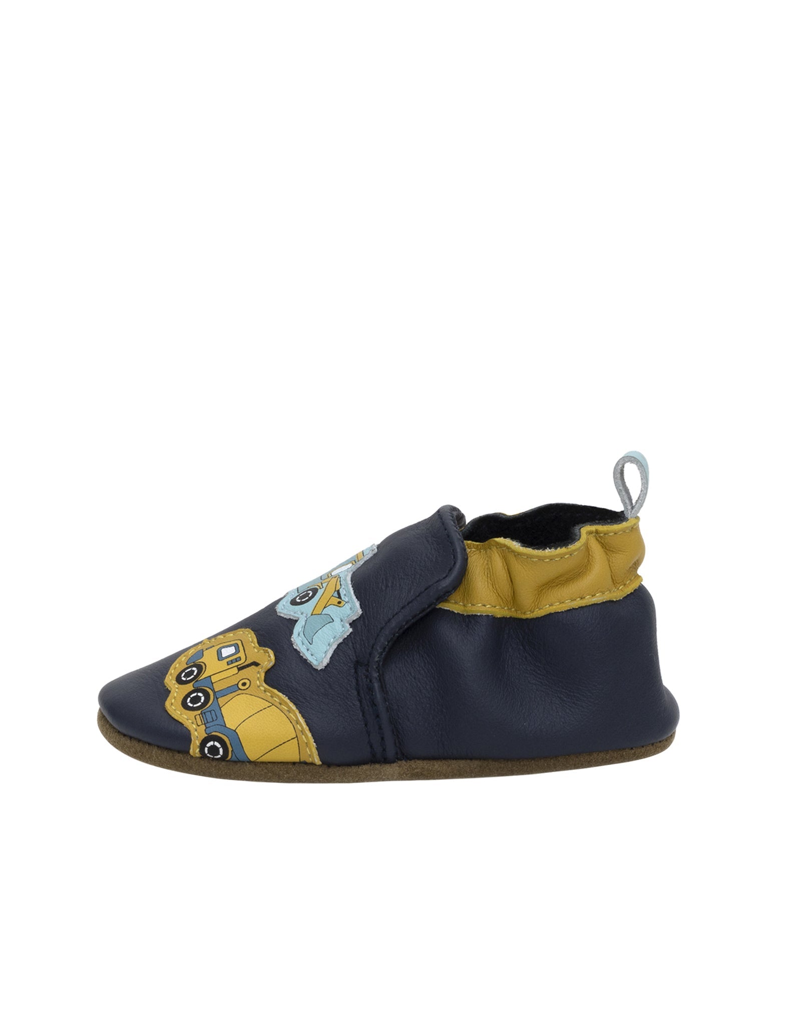 Build Your Dreams Soft Soles in Navy, side view