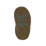 Build Your Dreams Soft Soles in Navy, bottom view