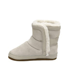 Cozy Cuff Soft Sole Boots in Taupe, side view
