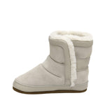 Cozy Cuff Soft Sole Boots in Taupe, side view