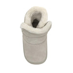 Cozy Cuff Soft Sole Boots in Taupe, top view