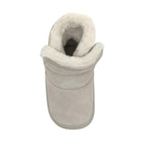 Cozy Cuff Soft Sole Boots in Taupe, top view
