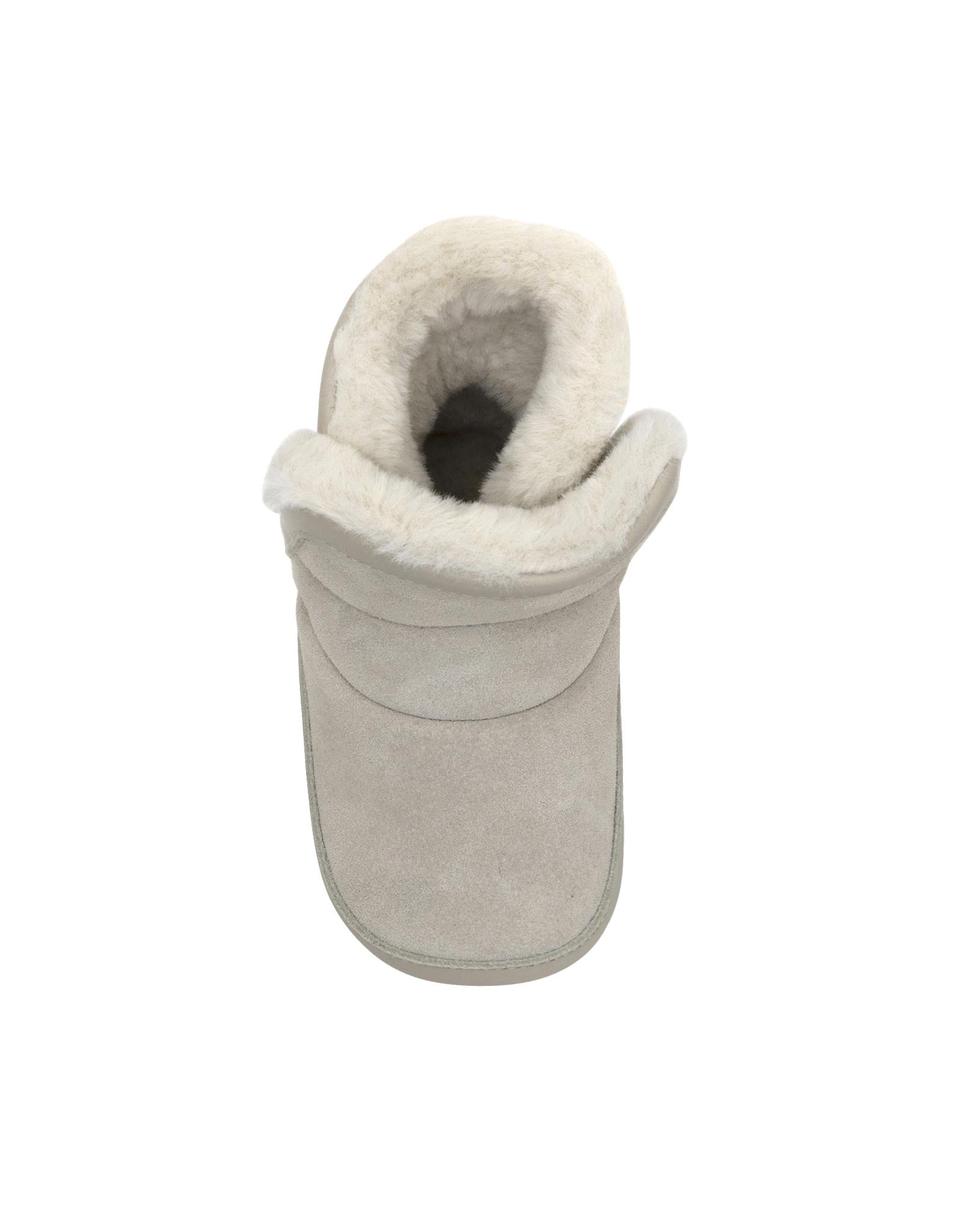Cozy Cuff Soft Sole Boots in Taupe, top view