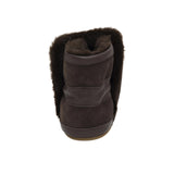 Cozy Cuff Soft Sole Boots in Brown, back view