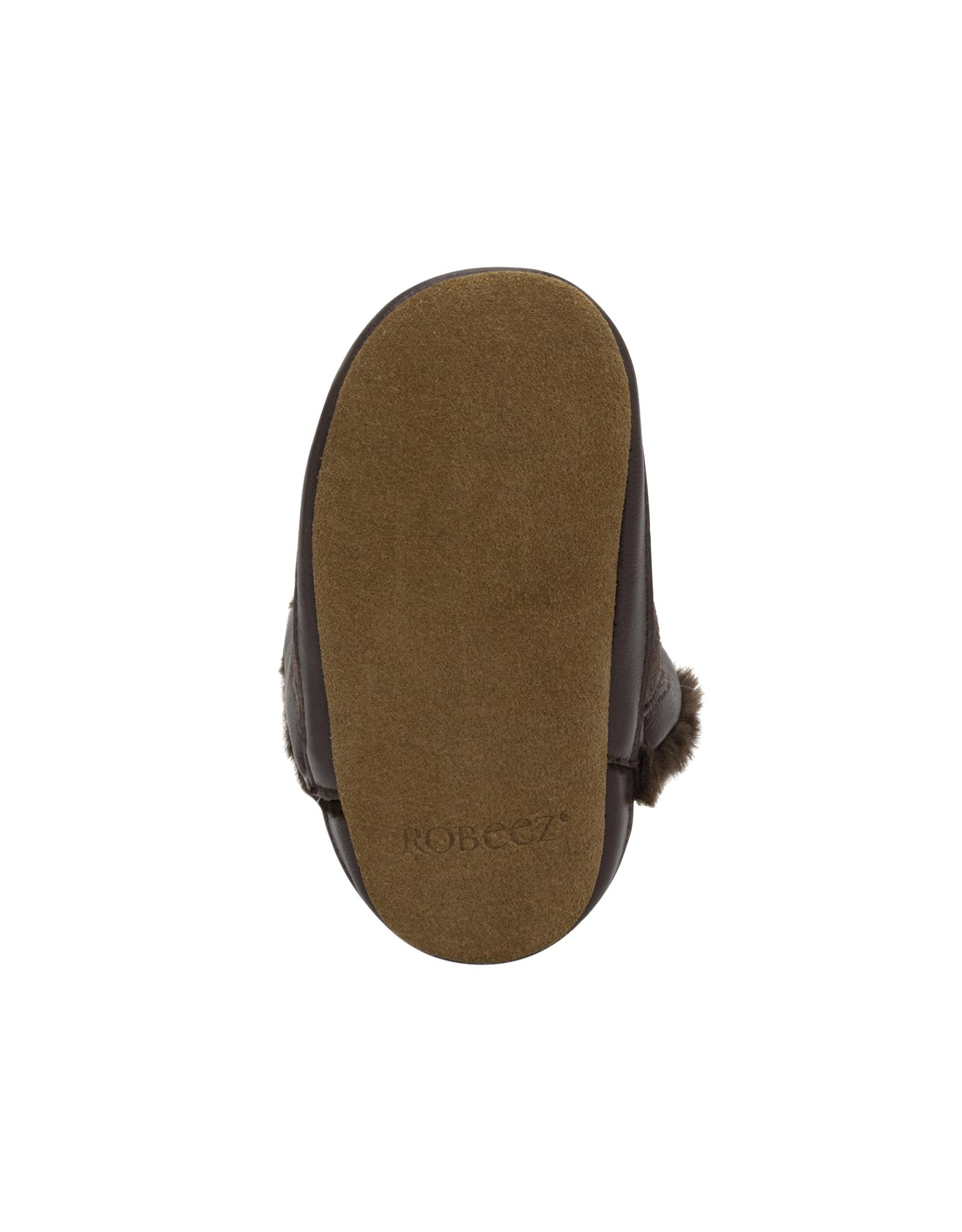 Cozy Cuff Soft Sole Boots in Brown, bottom view