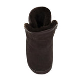 Cozy Cuff Soft Sole Boots in Brown, top view