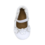 Brianna Soft Soles White, top view
