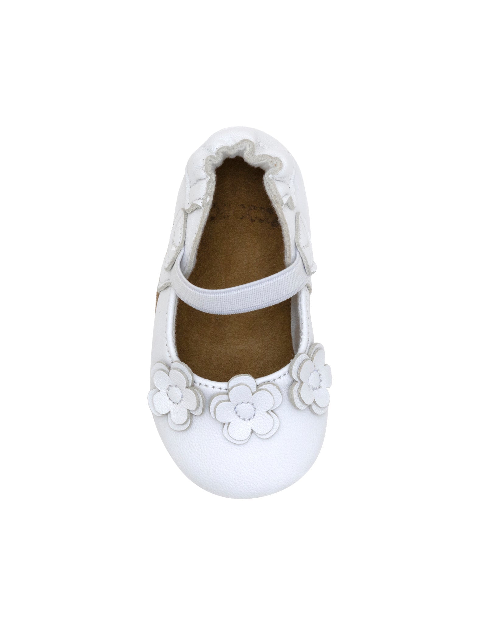Brianna Soft Soles White, top view