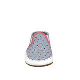 Polka Dot Polly Soft Soles Grey, front view